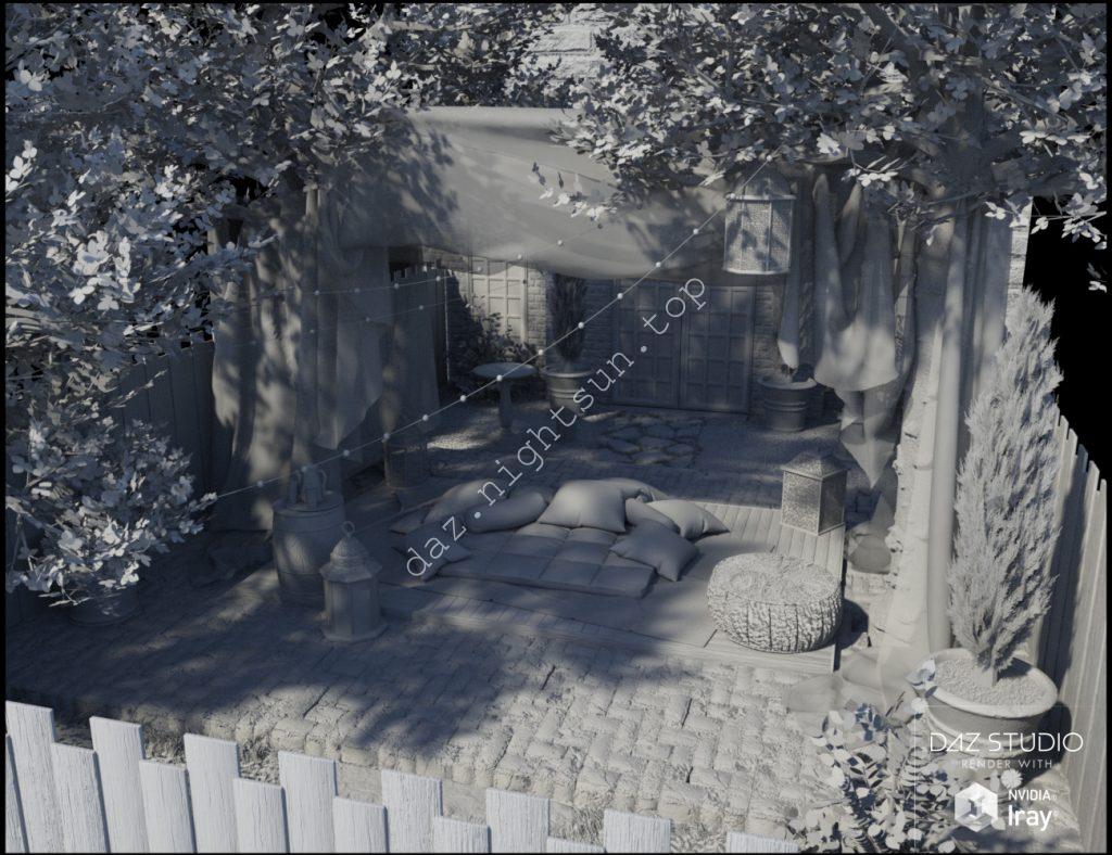 图片[2]-[daz场景] Boho Garden-DAZ爱好者