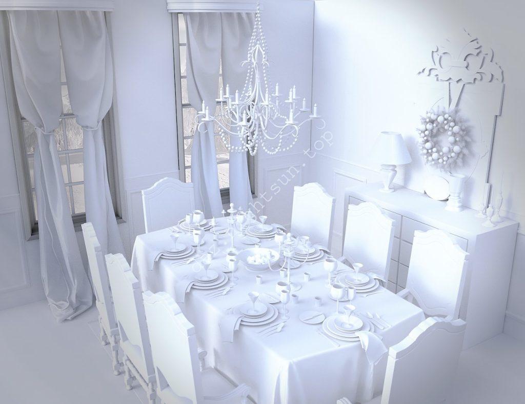 图片[3]-[daz场景] Christmas Dinner-DAZ爱好者