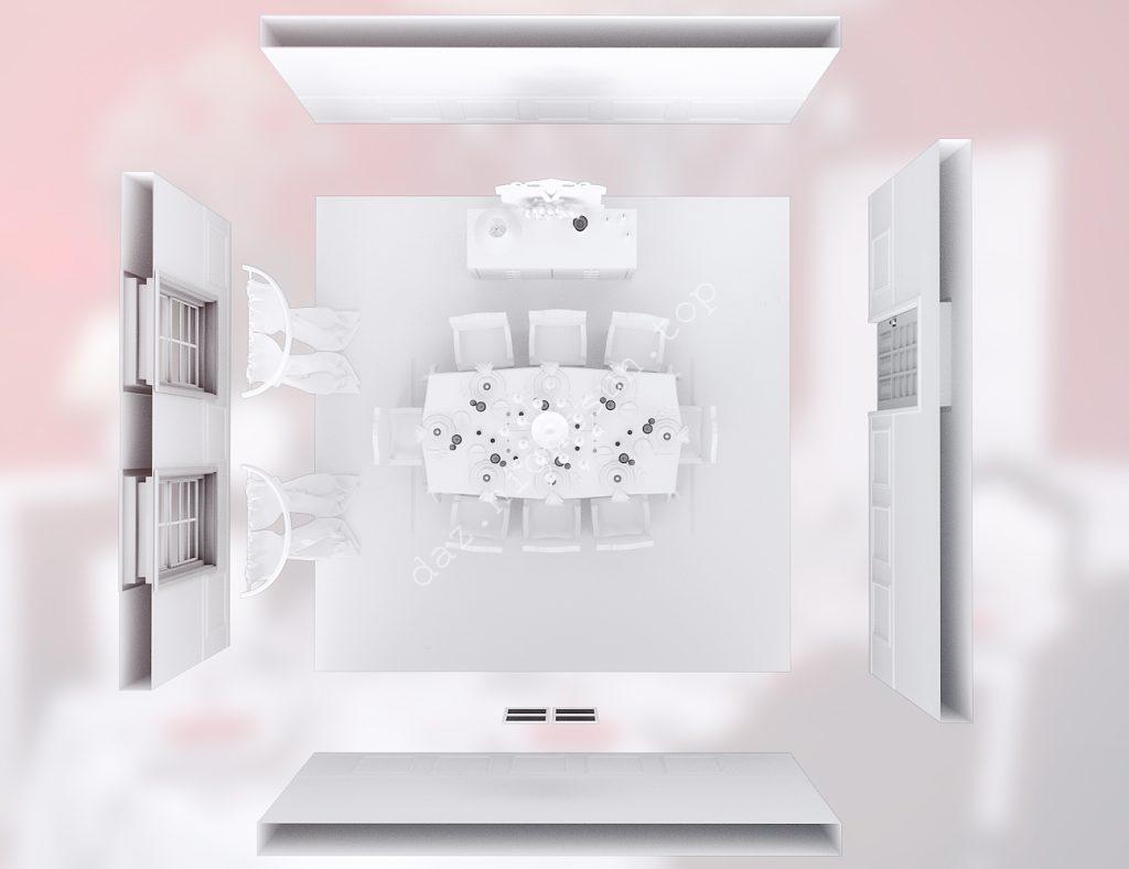 图片[2]-[daz场景] Christmas Dinner-DAZ爱好者