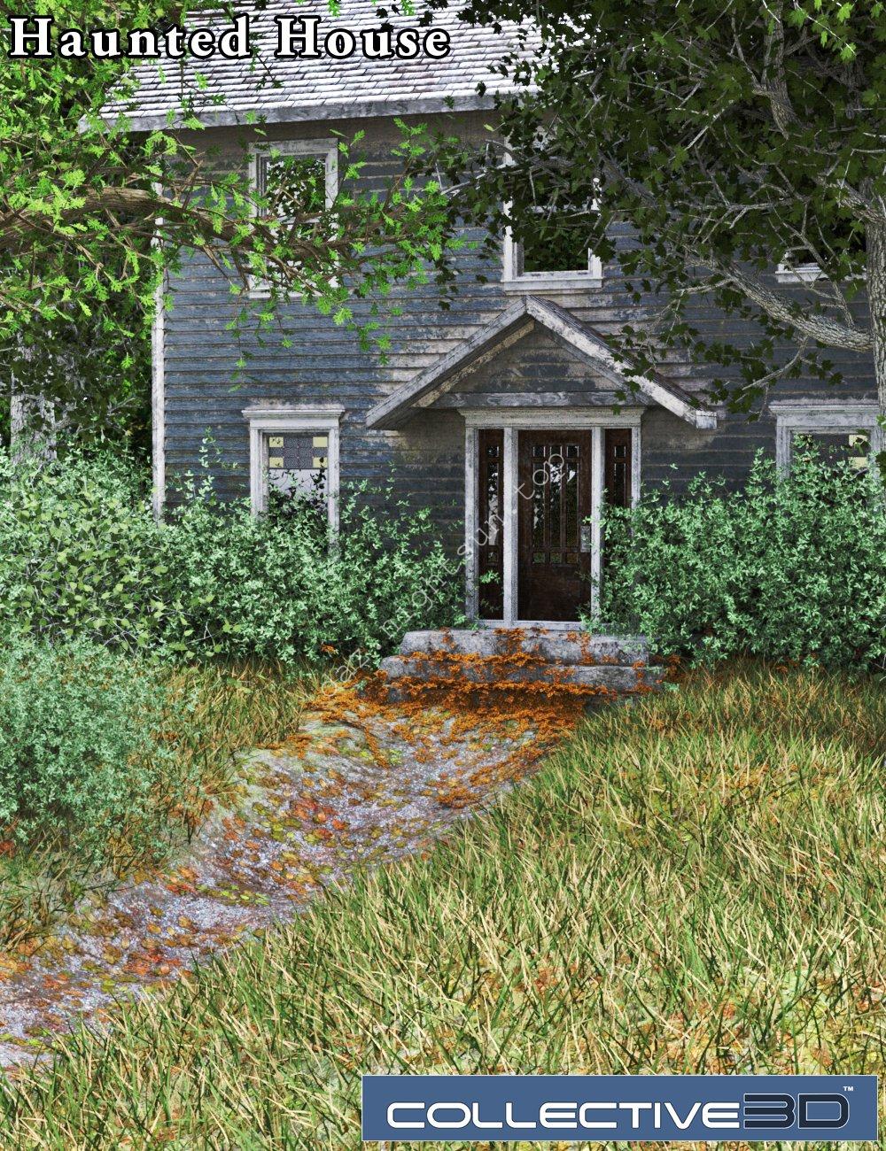 [daz场景] Collective3d Movie Sets Haunted House-DAZ爱好者