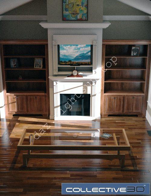 [daz场景] Collective3d Movie Sets Home Interior-DAZ爱好者