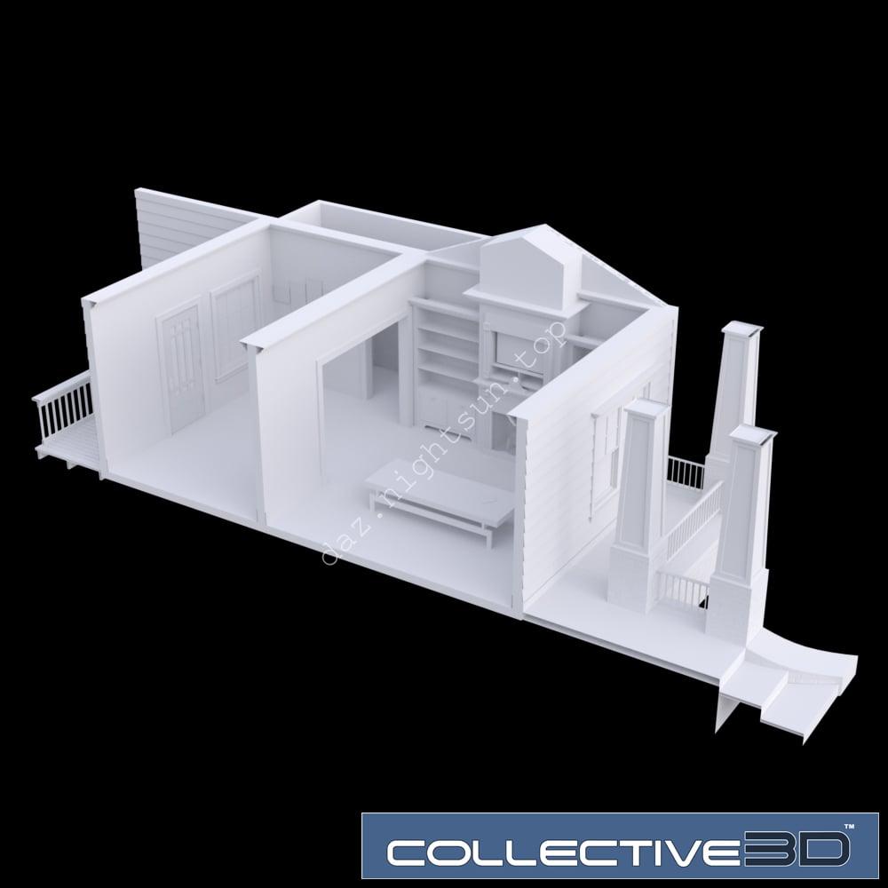 图片[2]-[daz场景] Collective3d Movie Sets Home Interior-DAZ爱好者