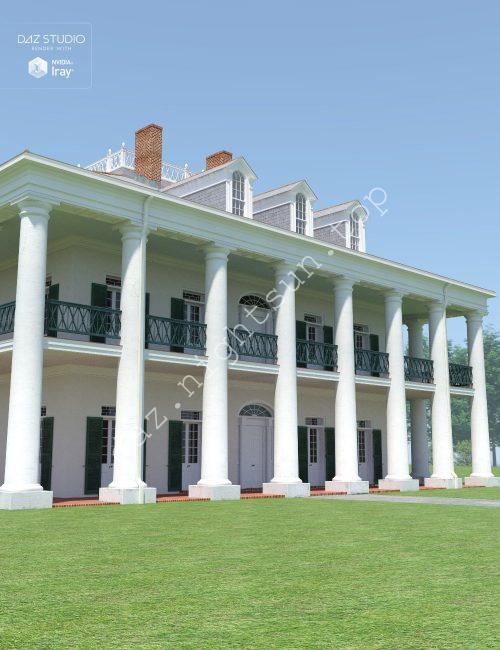 [daz场景] Antebellum Mansion-DAZ爱好者