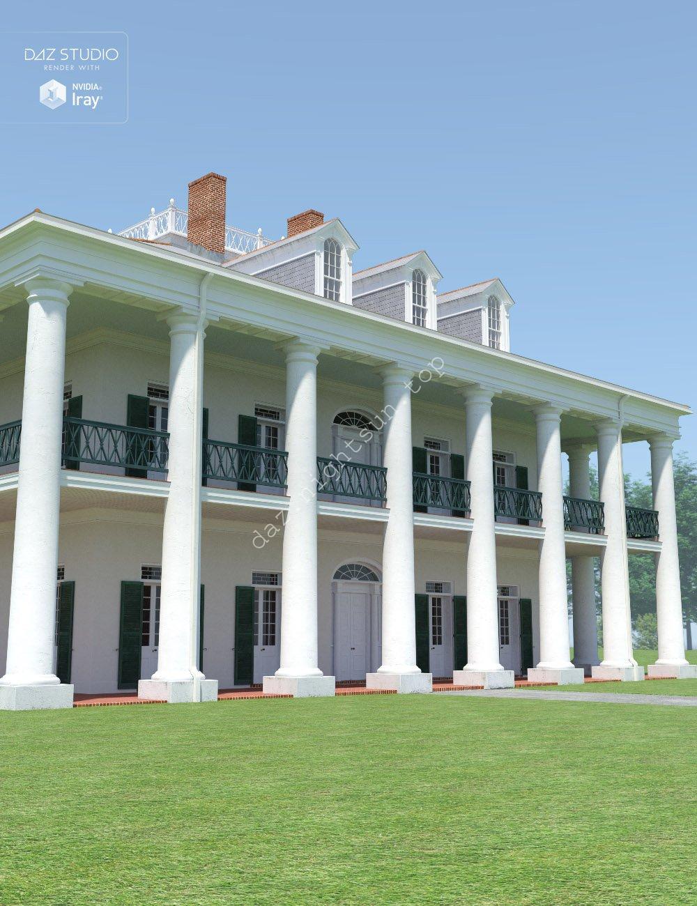 [daz场景] Antebellum Mansion-DAZ爱好者