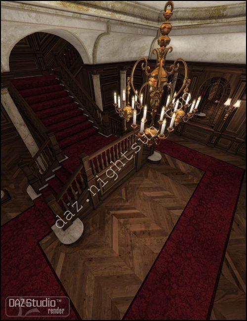 [daz场景] Anderson Hall Vestibule-DAZ爱好者