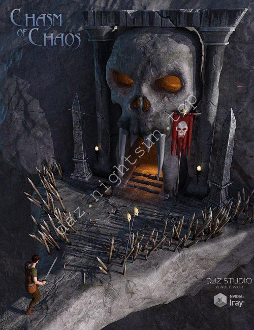 [daz场景] Chasm of Chaos Environment and HDRI-DAZ爱好者