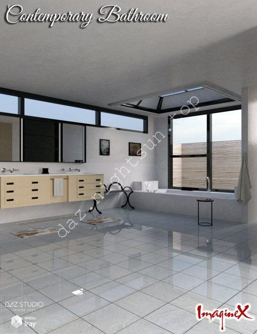 [daz场景] Contemporary Bathroom-DAZ爱好者