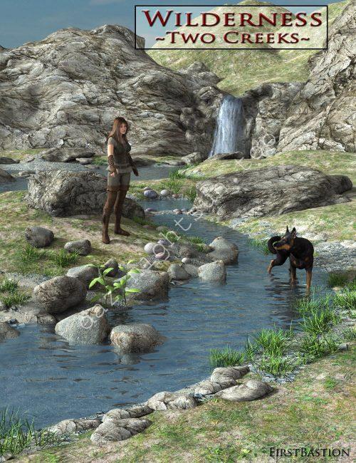 [daz场景] 1stBastion’s Wilderness: Two Creeks-DAZ爱好者