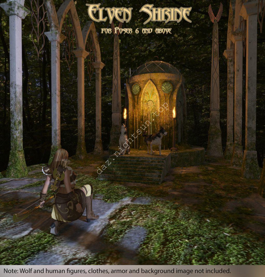 [daz场景] AJ 精灵族的圣地-DAZ爱好者