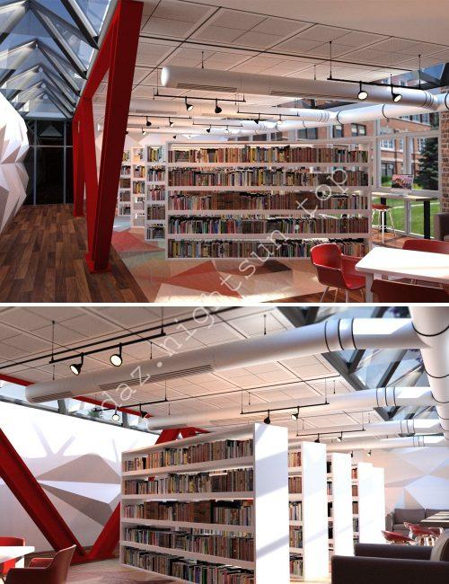 [daz场景] 学校图书馆-DAZ爱好者