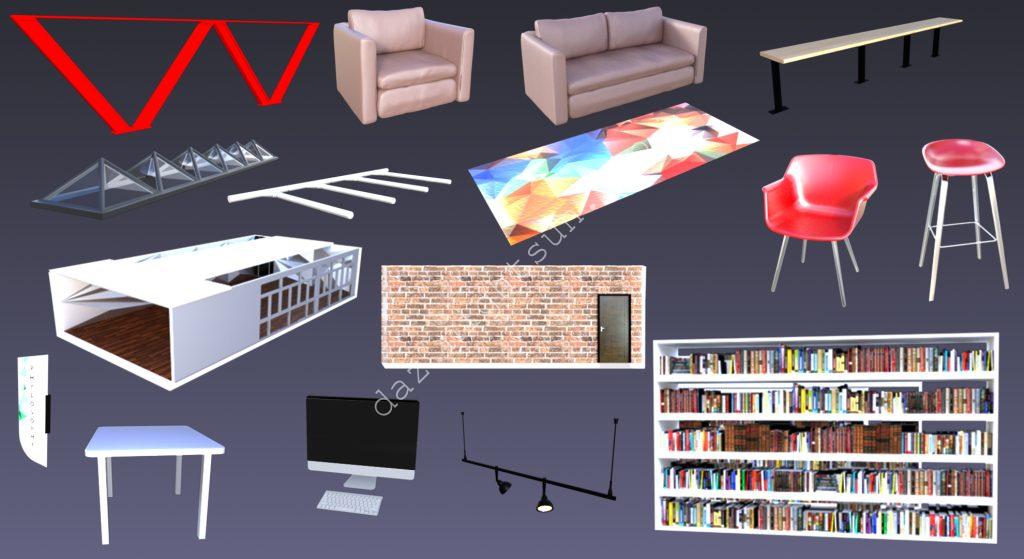 图片[2]-[daz场景] 学校图书馆-DAZ爱好者