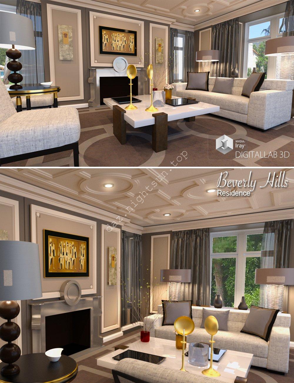 [daz场景] 比佛利山庄-DAZ爱好者