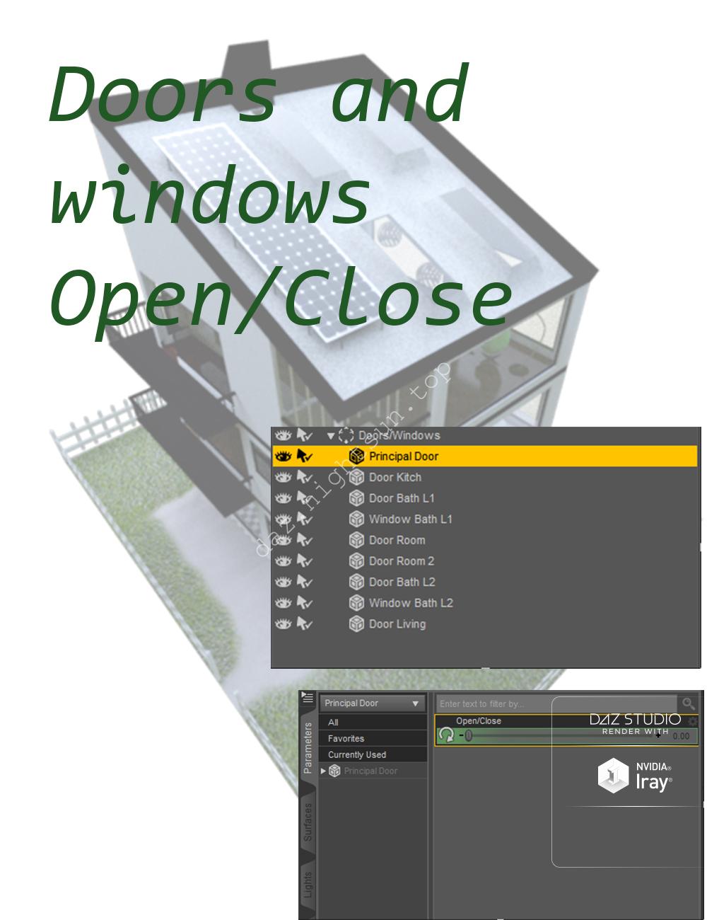 图片[2]-[daz场景] 黑白相间的房子-DAZ爱好者