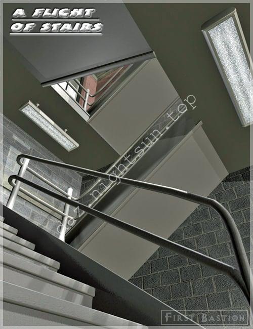 [daz场景] 楼梯间-DAZ爱好者