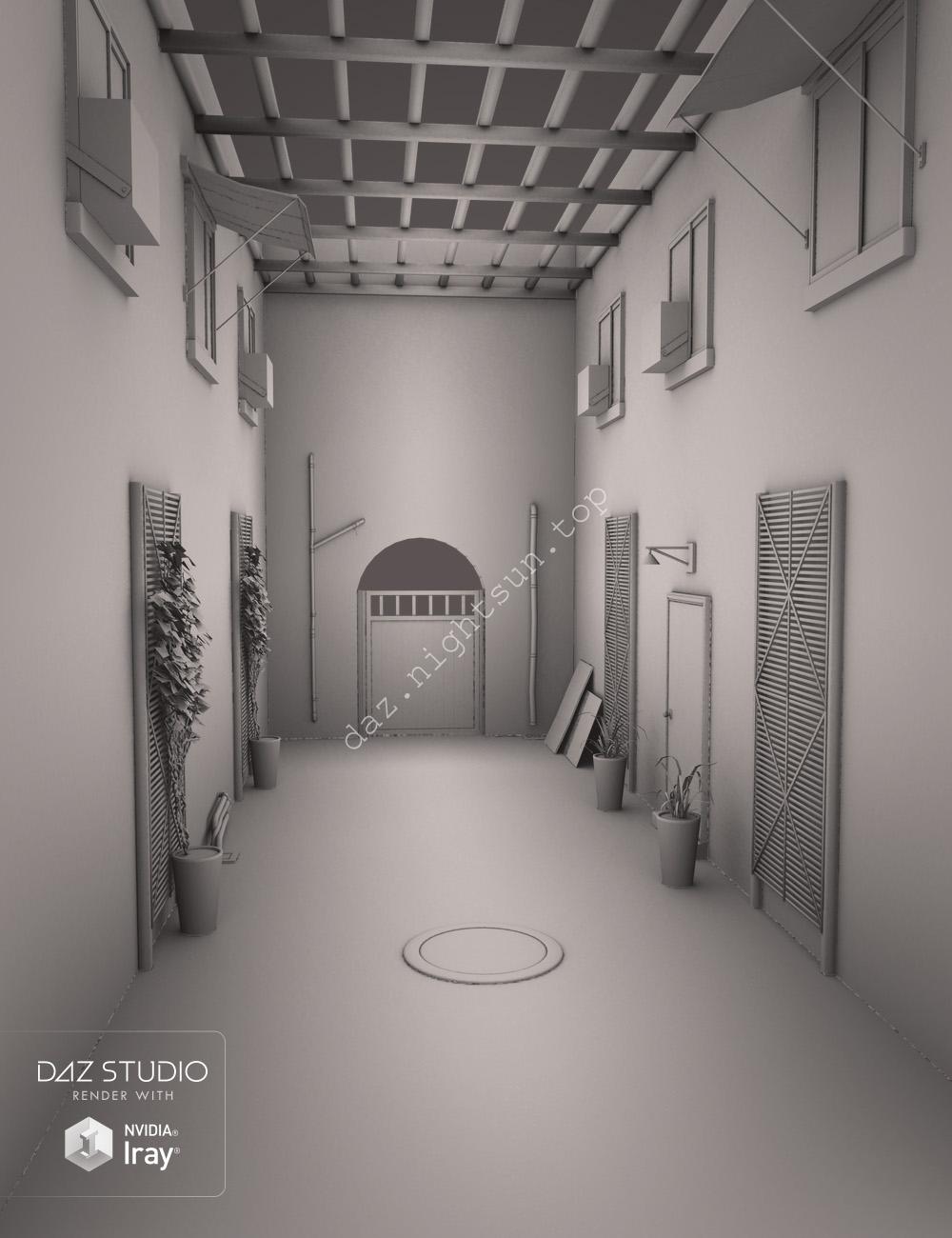 图片[3]-[daz场景] 小巷-DAZ爱好者