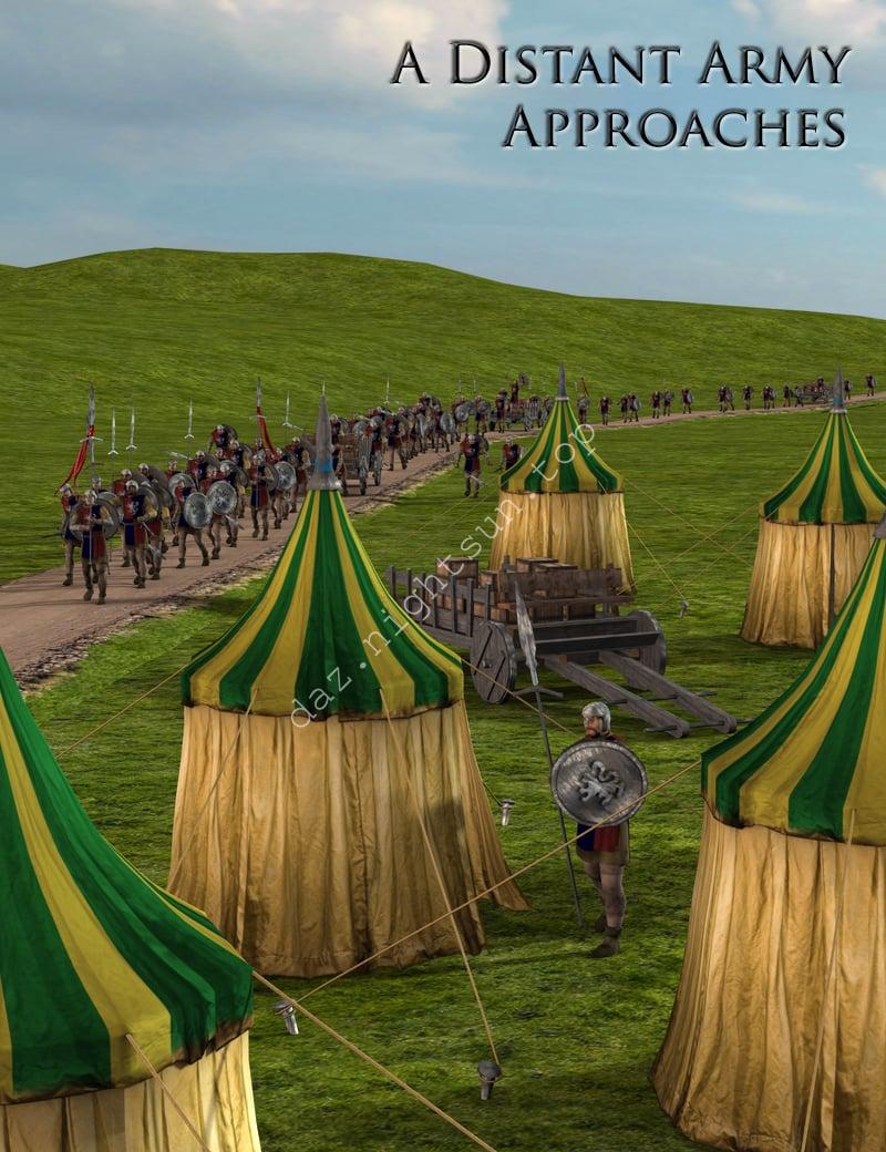 [daz场景] 远方逼近的军队-DAZ爱好者