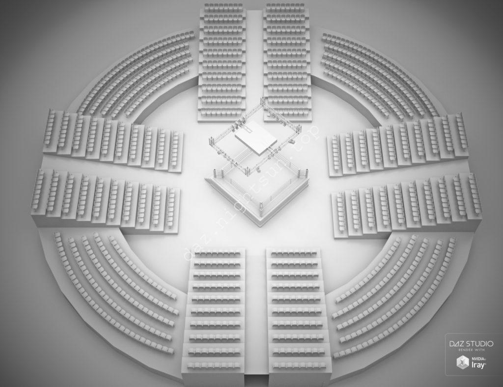图片[2]-[daz场景] 拳击场-DAZ爱好者