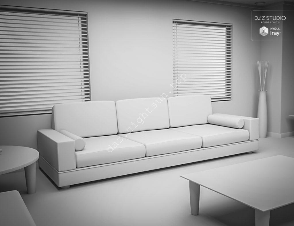 图片[5]-[daz场景] 公寓客厅-DAZ爱好者