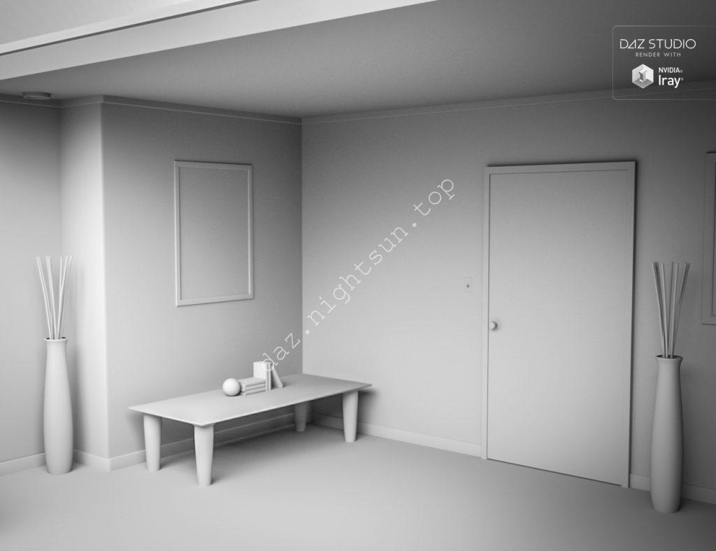 图片[3]-[daz场景] 公寓客厅-DAZ爱好者