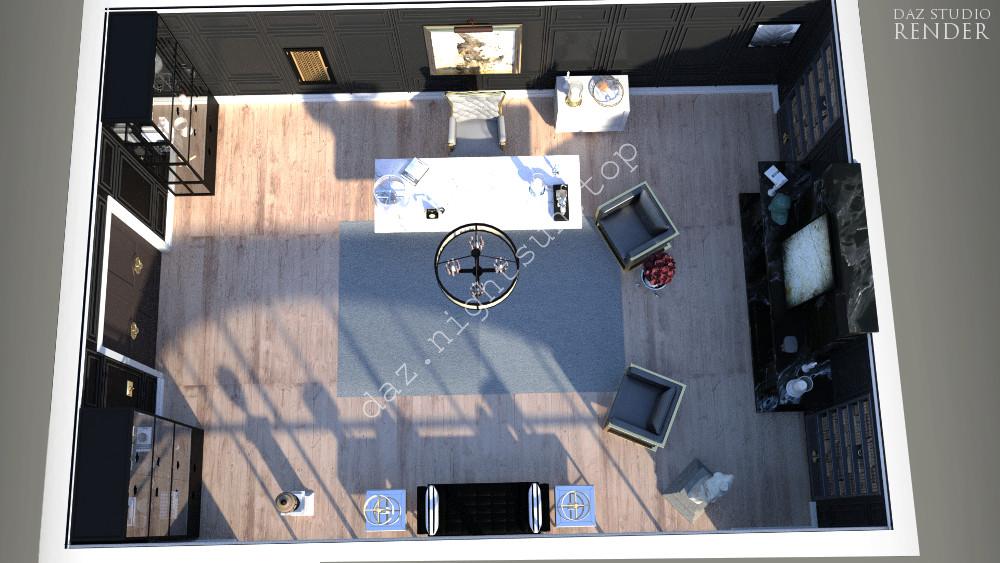 图片[2]-[daz场景] 古典的办公室-DAZ爱好者