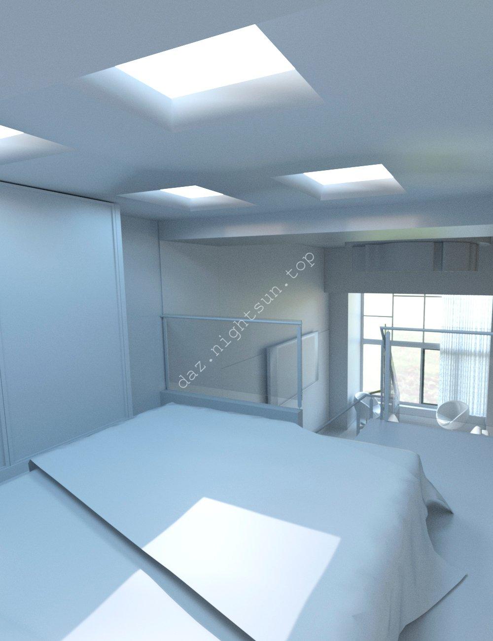 图片[3]-[daz场景] 当代的阁楼-DAZ爱好者