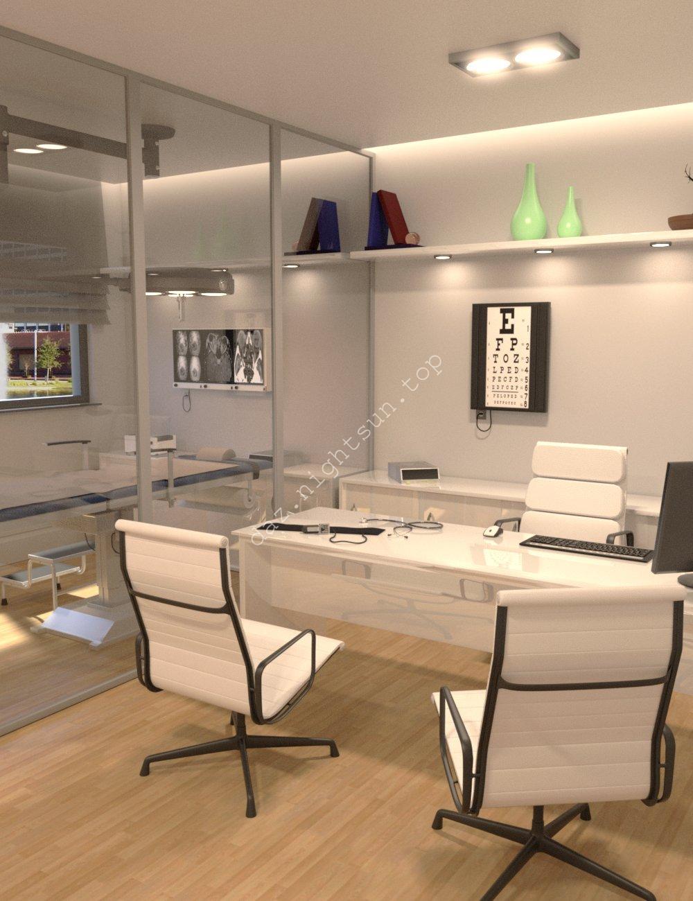 [daz场景] 诊所-DAZ爱好者