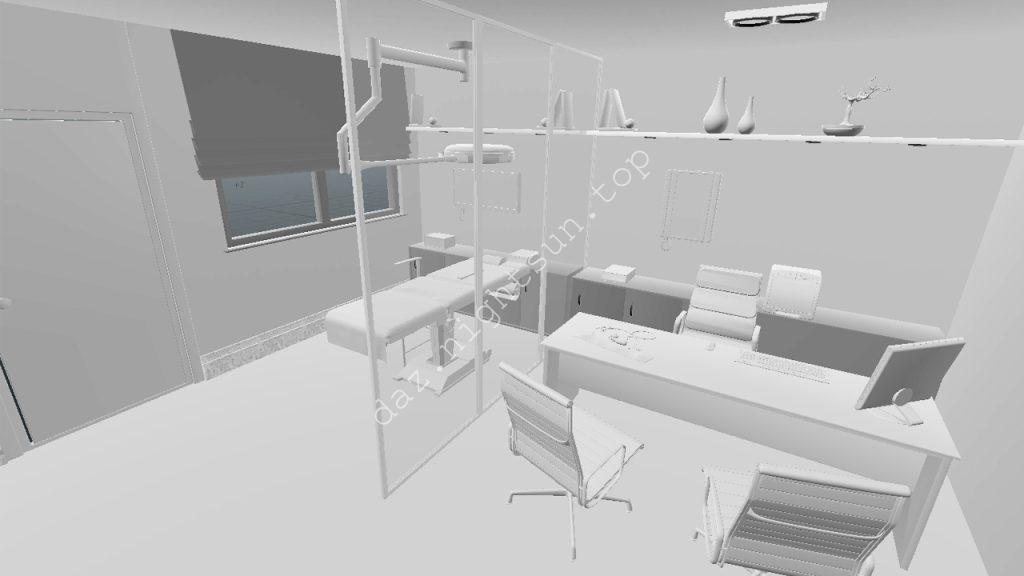 图片[2]-[daz场景] 诊所-DAZ爱好者