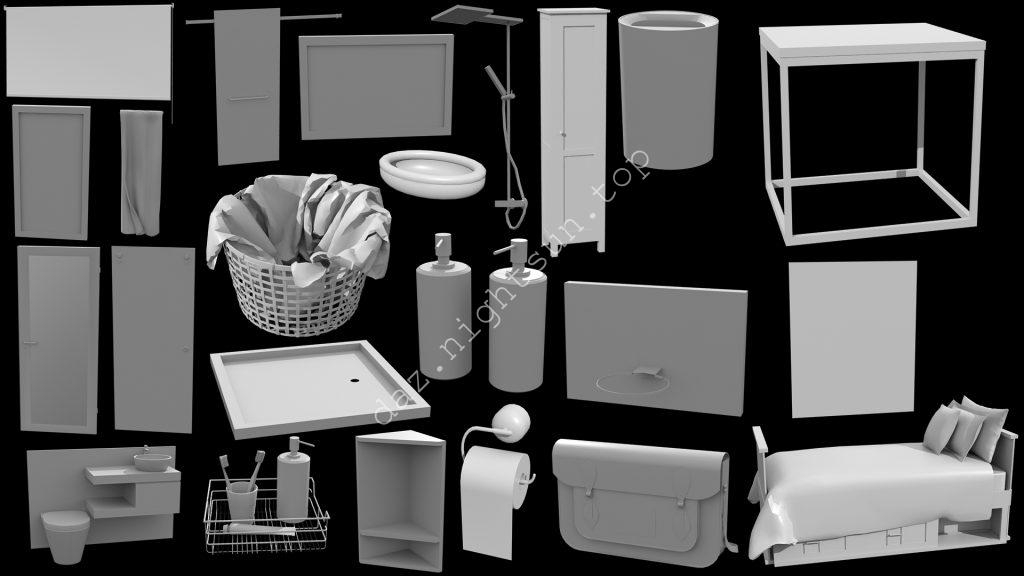 图片[3]-[daz场景] 男生宿舍-DAZ爱好者