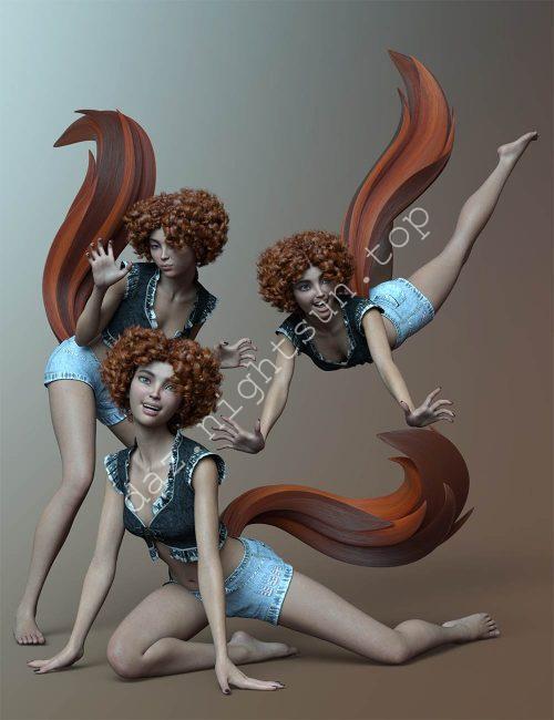 [daz姿势] CDI 动物姿势-DAZ爱好者