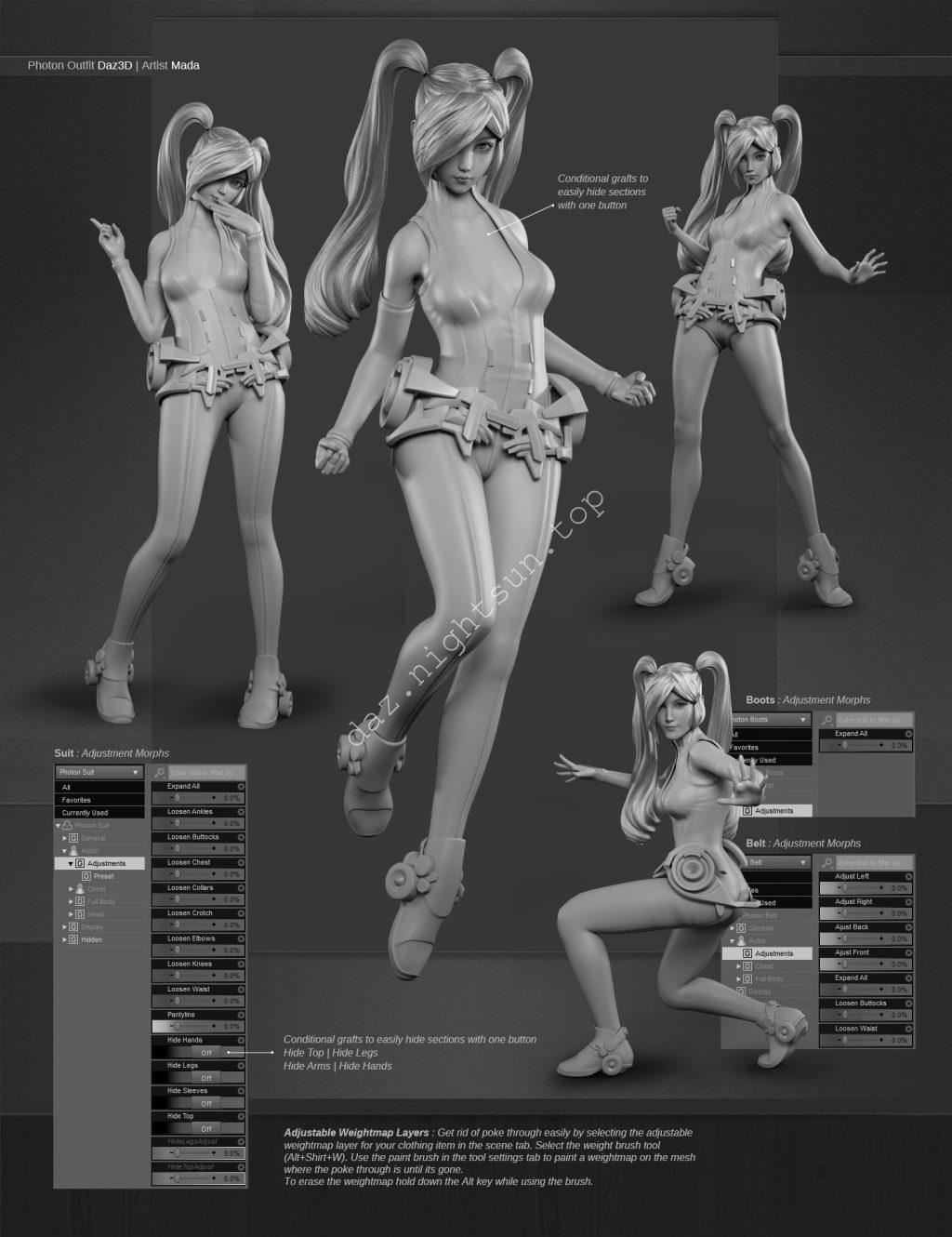 图片[2]-[daz服装] 光子套装-DAZ爱好者