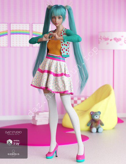 [daz服装] dForce 毛利琪套装-DAZ爱好者