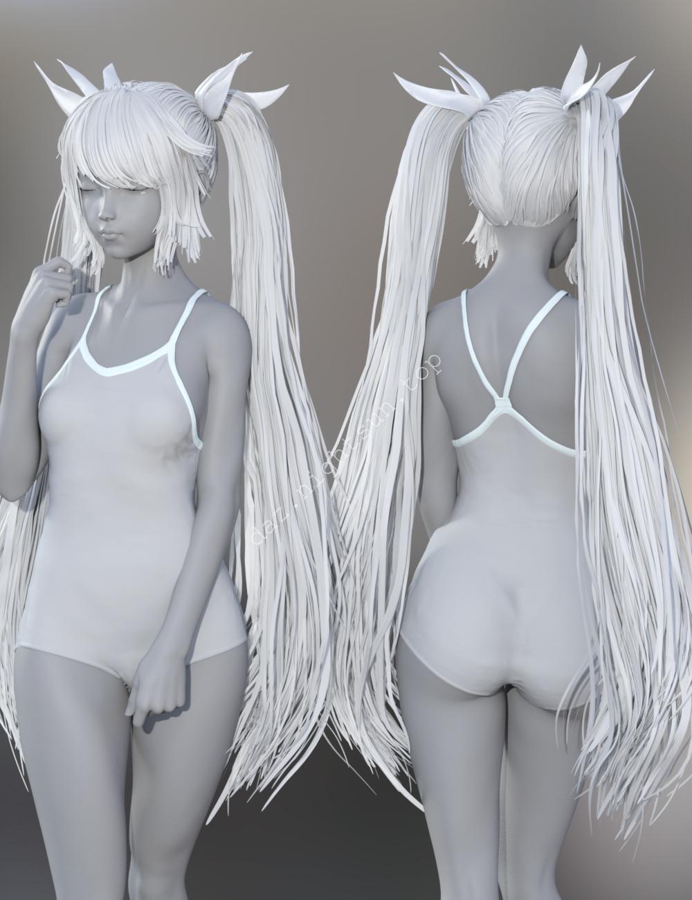 图片[2]-[daz发型] Kanade Hair for Genesis 8 Female(s)-DAZ爱好者