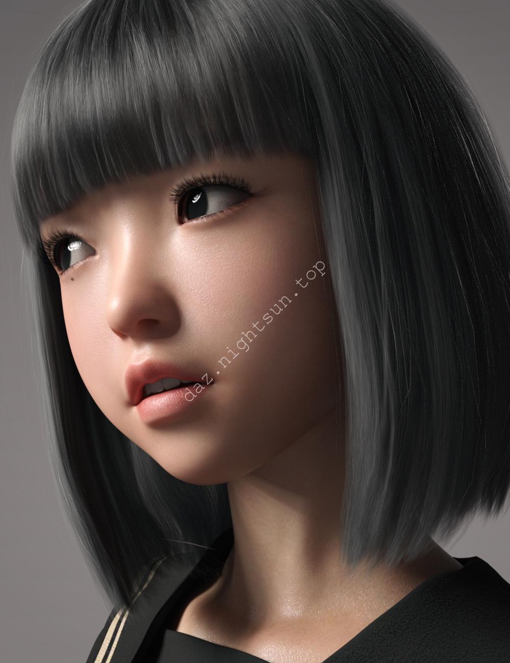 [daz角色] 由衣的重置版角色和发型-DAZ爱好者