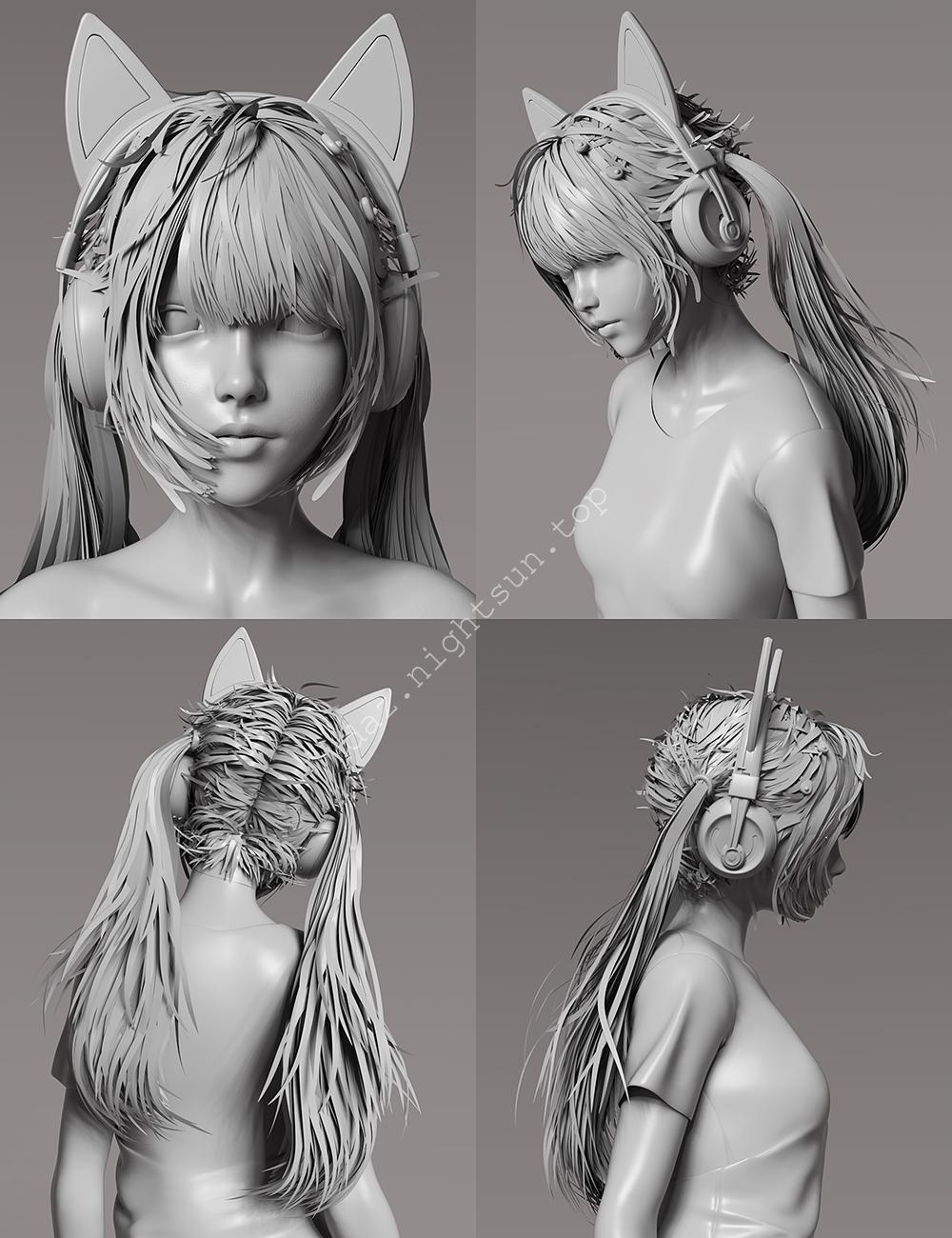 图片[5]-[daz角色] 静香 高清角色和头发静香-DAZ爱好者