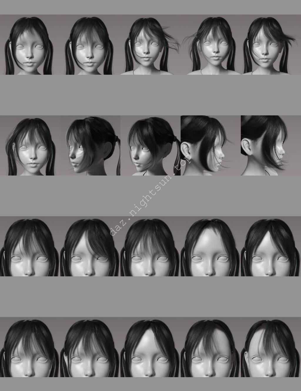 图片[3]-[daz角色] 静香 高清角色和头发静香-DAZ爱好者