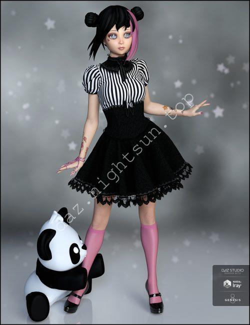 [daz角色] 姬理绘-DAZ爱好者