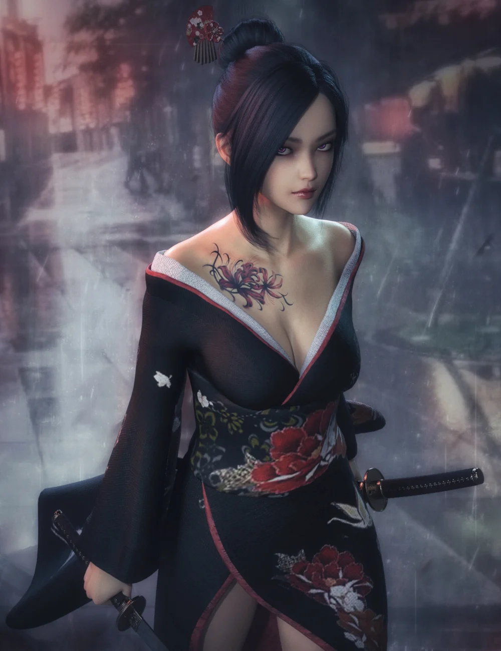 [daz角色] CO 赖内和她的发型-DAZ爱好者