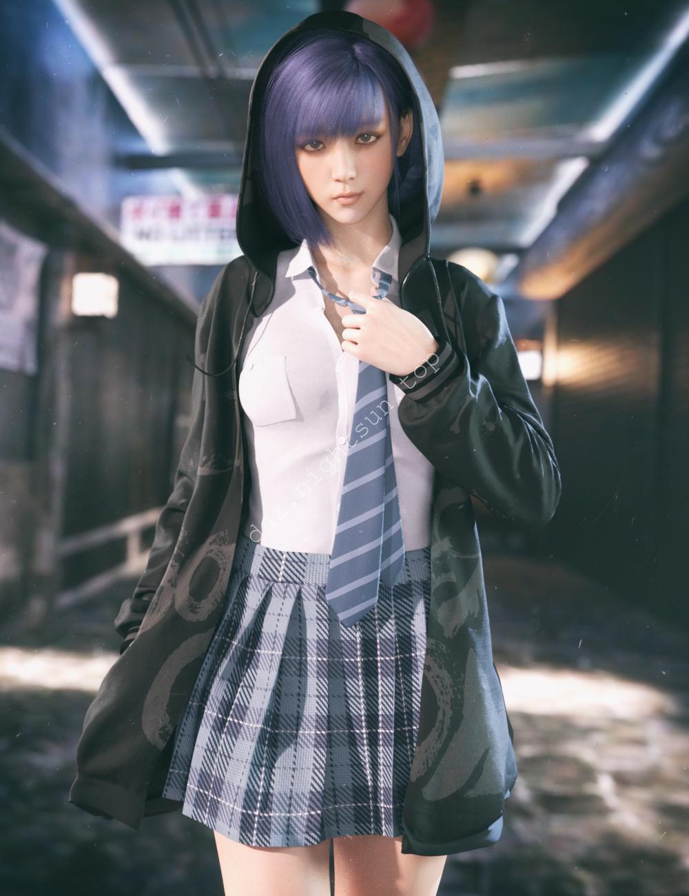 [daz角色] CO 一护和她的发型-DAZ爱好者