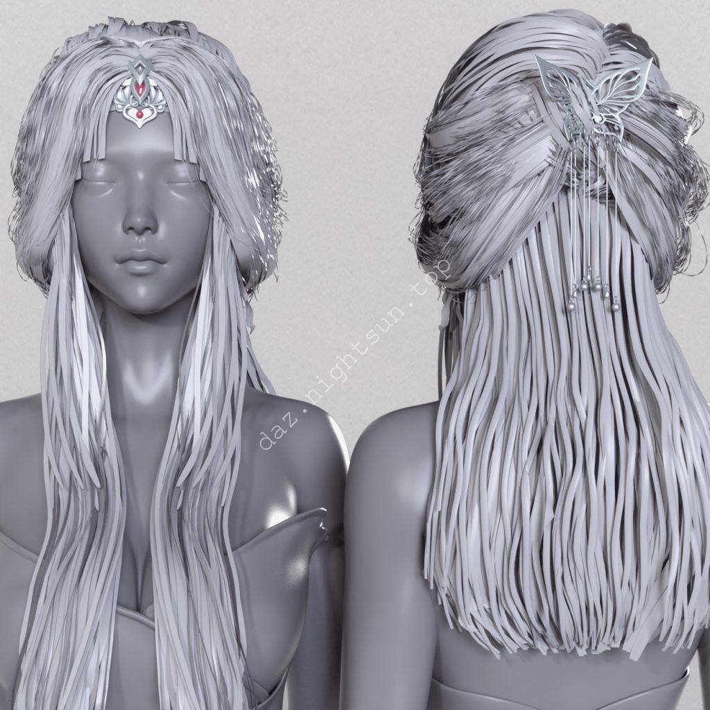 图片[2]-[daz角色] 茹芸和她的发型-DAZ爱好者