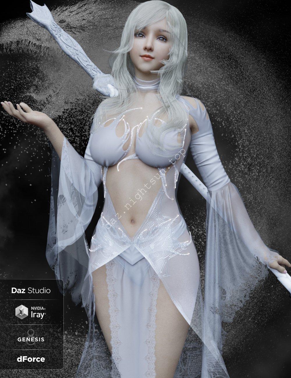 [daz角色] 拥有dForce头发和表情的兰西