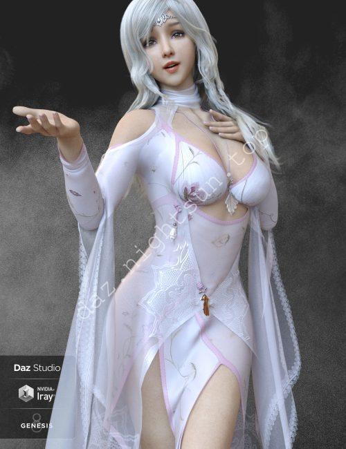 [daz角色] 拥有dForce头发和表情的兰西-DAZ爱好者