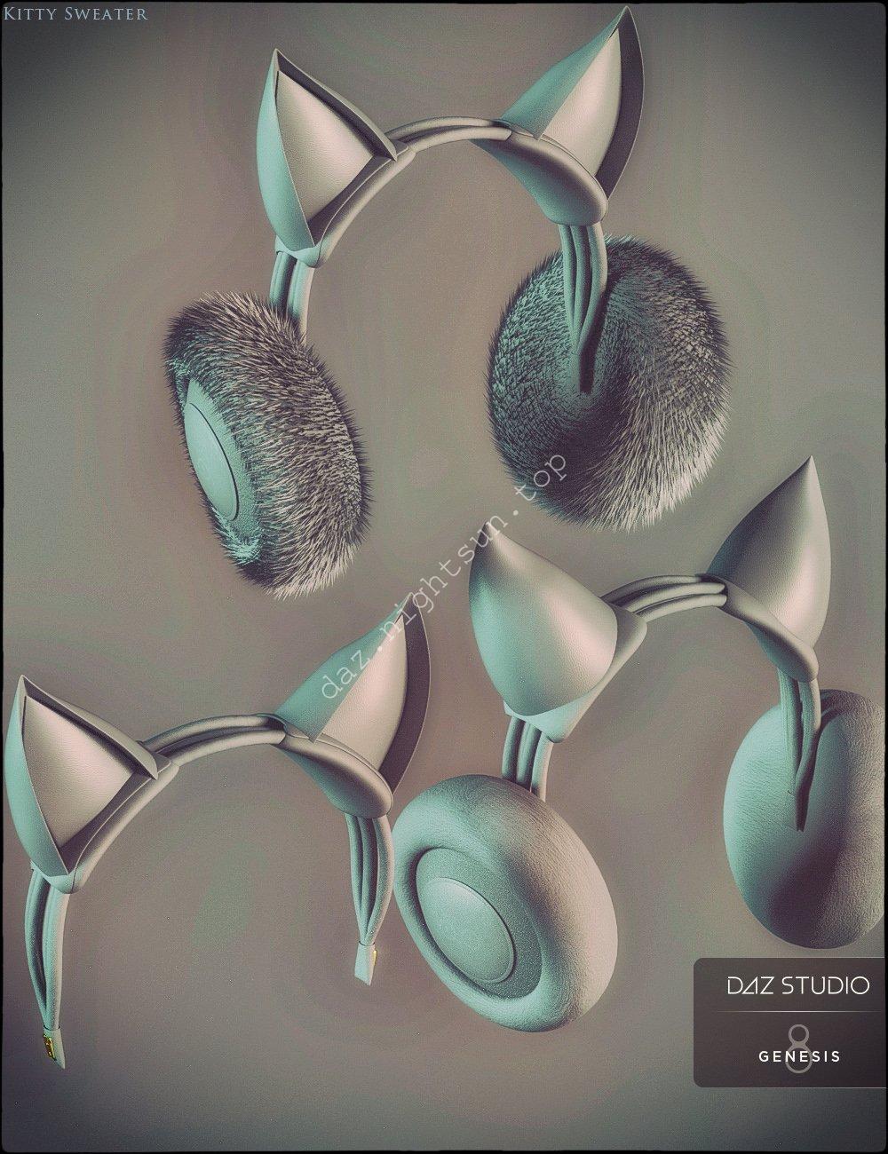 图片[2]-[daz服装] dForce 猫咪毛衣-DAZ爱好者