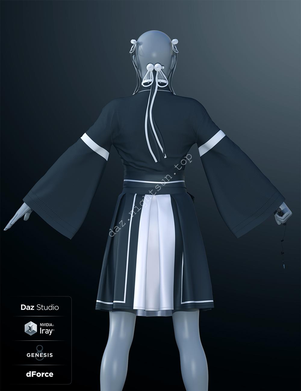 图片[4]-[daz服装] dForce 现代和服-DAZ爱好者