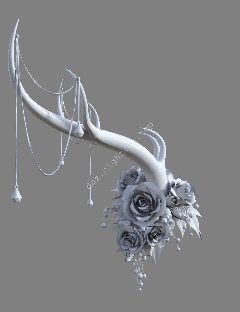 图片[4]-[daz服装] 鹿角头饰-DAZ爱好者