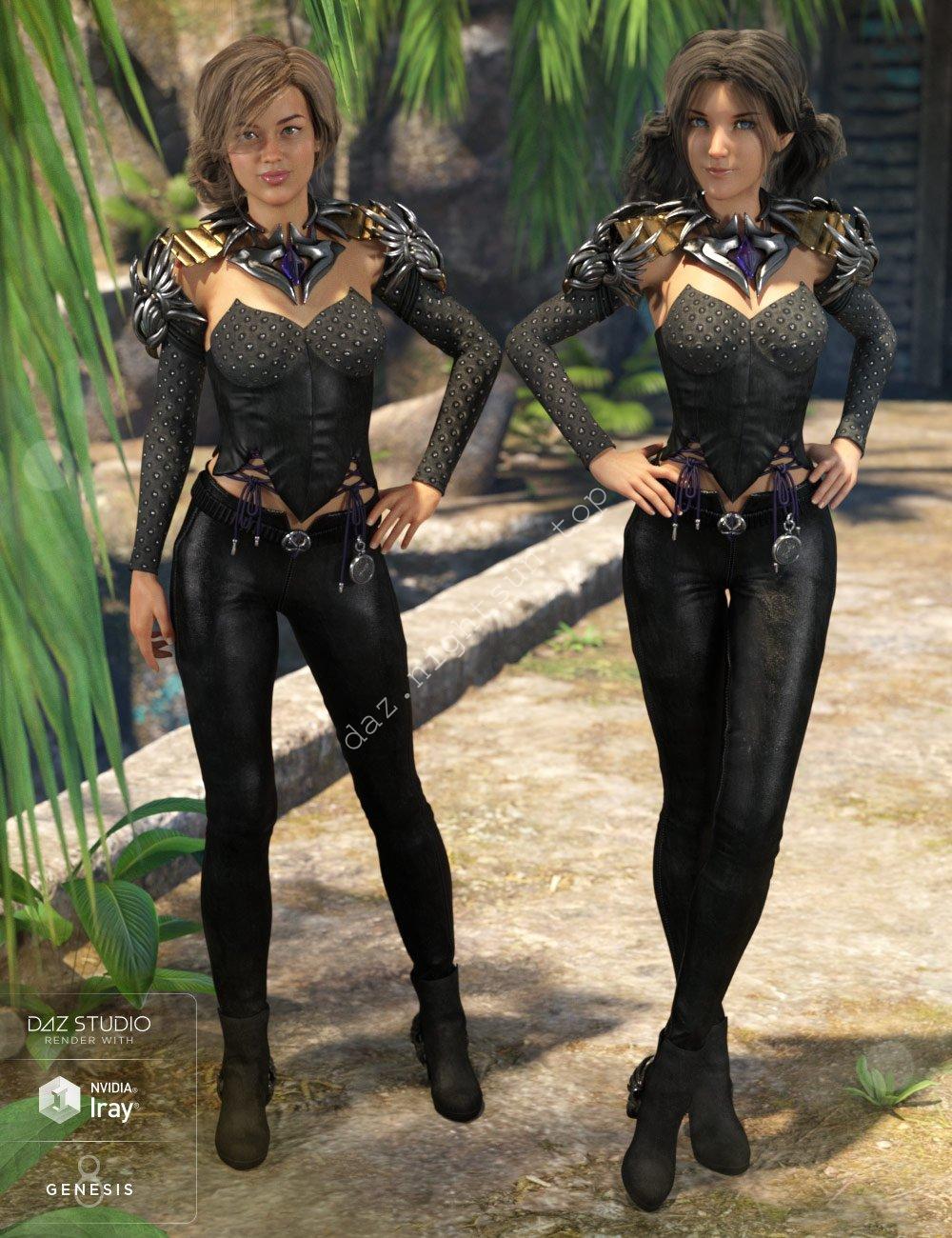 [daz服装] 凤凰套装-DAZ爱好者