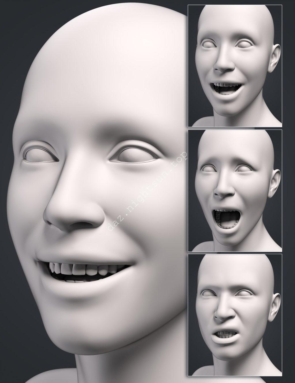 [daz表情] Genesis 9 Expressions-DAZ爱好者