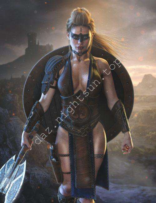 [daz服装] dForce AJC 黎明战士装备-DAZ爱好者