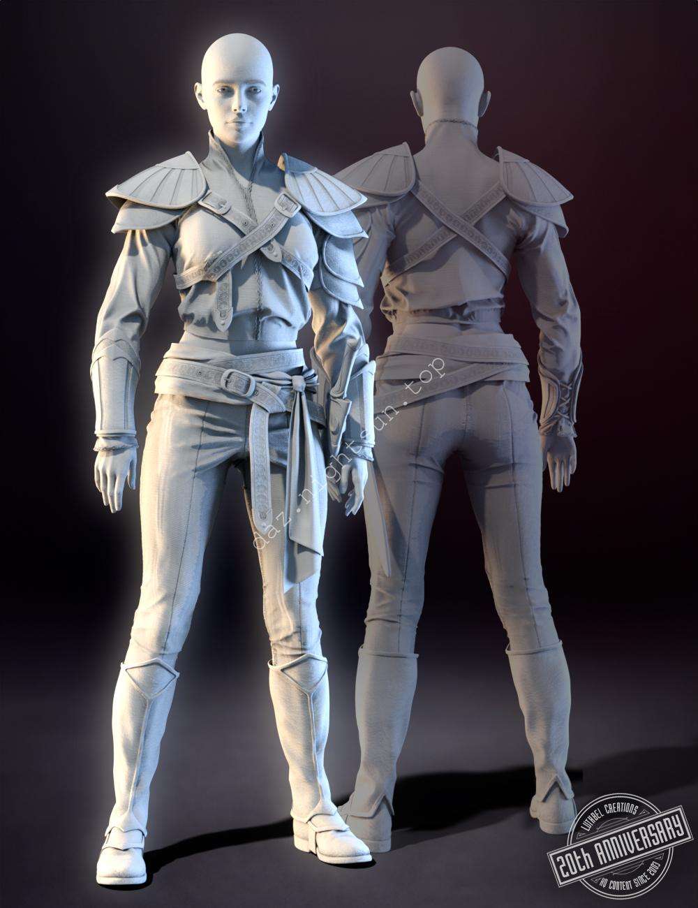 图片[2]-[daz服装] dForce 鹰眼：荒野猎人高清版-DAZ爱好者