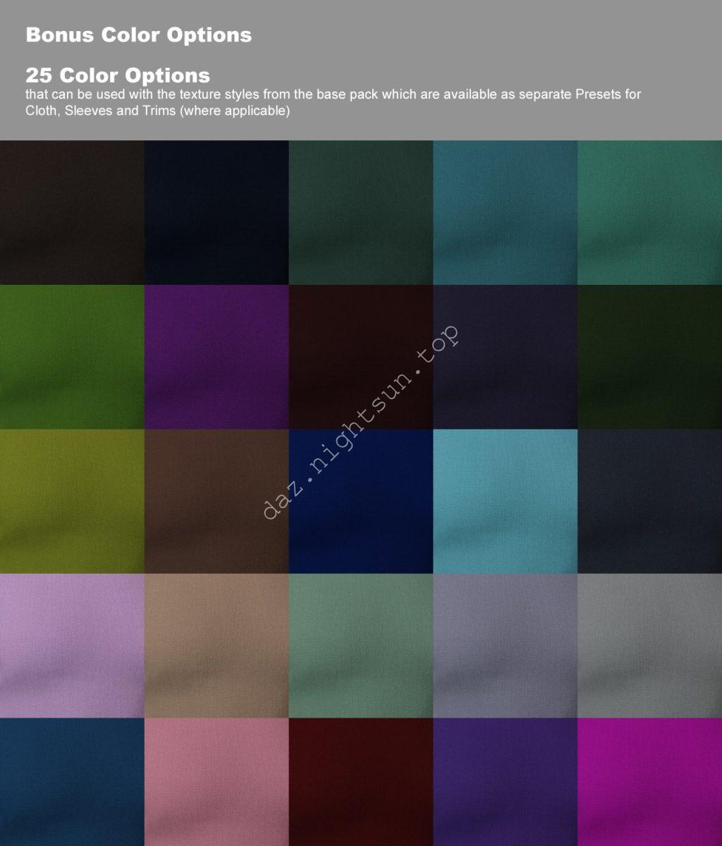 图片[2]-[daz材质] 十合一休闲衣柜的纹理扩展-DAZ爱好者