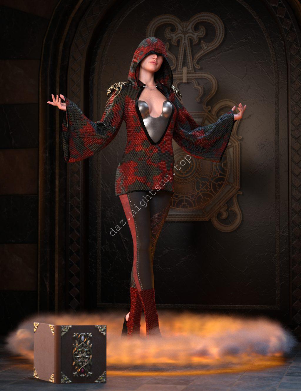 [daz材质] Surci for CB Arc Outfit for Genesis 9-DAZ爱好者